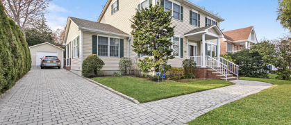 douglaston queens modern colonial house with garage